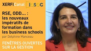 RSE ODD…  les nouveaux impératifs de formation dans les business schools Delphine Manceau [upl. by Ennayt]