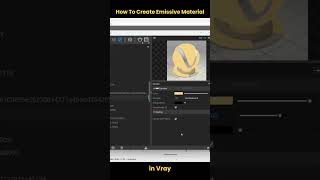 How To Create Emissive Material in Vray vray shorts [upl. by Eemaj]