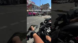 Düşebülü ama yere keşfett motorcycle motobike2024 motovlogger motovlog motorcu motul komedi [upl. by Lovash]