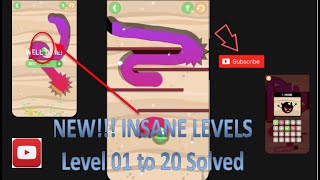 Dig this Insane Levels All 20 solved  0101 to 0120 Dig it Solution Walkthrough [upl. by Nilya]