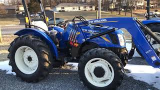 New Holland Workmaster 70 Model Utility Tractor 22L 3cyl  70 HP FPT Diesel Engine  20152022 [upl. by Wira]