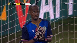 Le match INCROYABLE de Chaker Alhadhur 🇰🇲 latéral gauche comorien qui a joué gardien de but  • HD [upl. by Arundell]