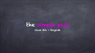 English grammar  the simple past [upl. by Pool]