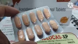 Aclocas P TabletAceclofenac 100mg  paracetamol 325mg [upl. by Howland943]