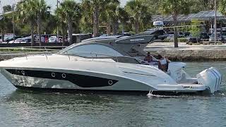 Sleek SCHAEFER 400 With 3 Outboards quotTHE SECRETquot In Saint Petersburg Florida On Memorial Day Weekend [upl. by Cida484]