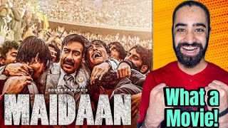 Reaction on Maidaan Movie Ajay Devgn Nailed it👌Eye Opener for Indian Football [upl. by Harneen]