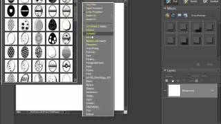 How To Install Custom Shapes CSH In Photoshop Elements [upl. by Alemac]