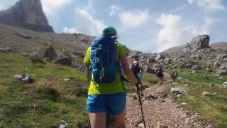 Trail de Cortina  courir dans les montagnes Dolomites [upl. by Shae105]