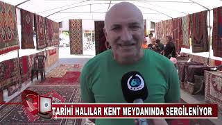 Tarihi halılar kent meydanında sergileniyor KANAL 68 TV Aksarayhaber [upl. by Drape]