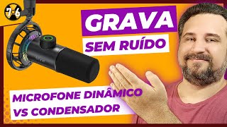 🎤✅ Microfone Condensador Vs Dinâmico  Gravação sem Ruídos com Fifine K658 [upl. by Monson]