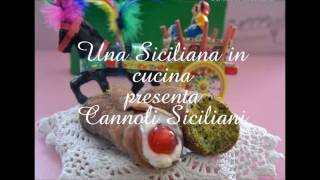 CANNOLI SICILIANI ALLA RICOTTA [upl. by Enyrehtac861]