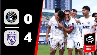 FULL MATCH  JOHOR DT II vs PENANG FC  PIALA MFL 2024  LIVE JDT  JDT LIVE MALAM INI [upl. by Viglione]