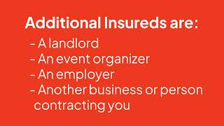 How To Add Additional Insureds To Your Policy  Food Liability Insurance Program [upl. by Llerrej]