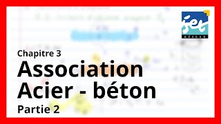 Cours en ligne  Béton armé 1  Chapitre 3  Association Acierbéton  partie 2 [upl. by Yllib]