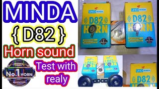 Minda D82 horn sound test with realy  horn कि वायरिंग केसे करे  sau auto parts [upl. by Turner]