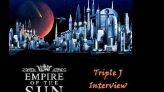 Luke Steele  Empire of the Sun  Interview Triple J with Dools [upl. by Eseerahs]