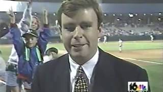 1994 MLB Strike coverage of South Bend Silver Hawks Hawks on WNDU Tom Rinaldi [upl. by Winograd859]