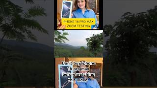 Dont buy before watching this video Iphone 16 Pro Max camera zoom testing iphone16promax apple [upl. by Cavanaugh]