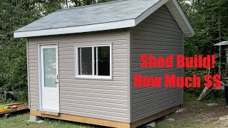 I build a SheShed for xxxx DIY Bunkie Cottage Project [upl. by Irab]