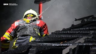 Sargans SG Garagenbrand  Brandursache unklar  hoher Sachschaden  Niemand verletzt [upl. by Silecara943]