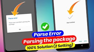 How to fix there was a problem parsing the package 2023  samsung mobile parsing the package problem [upl. by Ecirtnahc110]