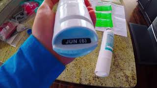 Samsung fridge water filter Replacement [upl. by Areid]