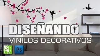 Como diseñar vinilos decorativos [upl. by Maclean]