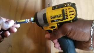 Dewalt 20V Max Impact Driver Kit 14Inch DCF885C1 Review  In Action Driving Screw [upl. by Jansen]