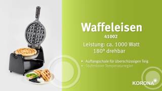 Drehbares Waffeleisen 41002 [upl. by Oeramed]