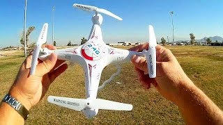 Upgraded Bayangtoys X5C1 720p HD FPV Drone Flight Test Review [upl. by Adne]