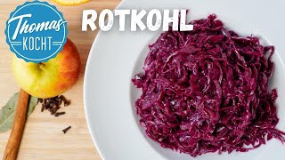 Rotkohl selber machen  mein lieblings Rotkohl Rezept [upl. by Byrann]