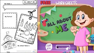 All About Me Free Worksheets  Part 2 [upl. by Brynn]