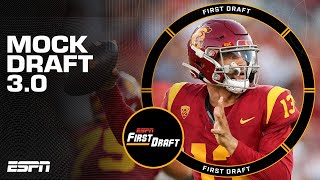 Mel Kiper Jrs Mock Draft 30 Full Breakdown  First Draft [upl. by Kalk839]