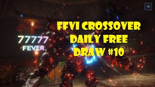 FF7 Ever Crisis FFVI Crossover Daily Free Draw 10 [upl. by Gausman689]