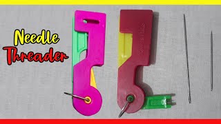 Needle Threader  How To Use A Needle Threader  Automatic Needle Threader Tool  Needle Threaders [upl. by Pinchas960]