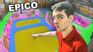 😱BATALLA en PARQUE de TRAMPOLINES😱 [upl. by Imled781]