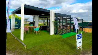 Harrogate Spring Flower Show 2024 Come And See Our Amazing Pergolas Display 25th to 28th April [upl. by Yarrum]