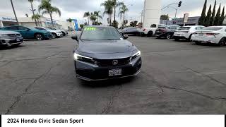 2024 Honda Civic Sedan Pasadena Los Angeles Glendale Alhambra Cerritos Orange County 1P00161 [upl. by Marigold933]