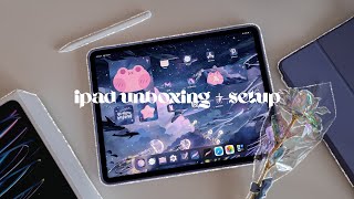 setting up my 2022 iPad Pro M2 129quot [upl. by Atinek]