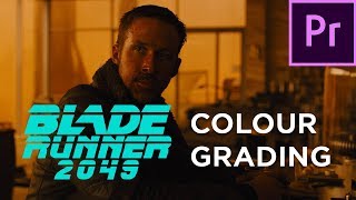 Blade Runner 2049  Colour Grading Tutorial PREMIERE PRO [upl. by Malet]