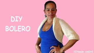 Cómo tejer bolero para mujer a dos agujas paso a paso [upl. by Vez484]