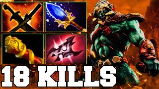 18 Kills Huskar  Huskar Dota 2 Mid Jungle 736 Meta Pro Gameplay Guide Build [upl. by Hakym]