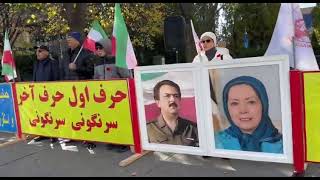 Toronto November 2 2024 MEK Supporters’ Rally Condemning the Mullahs’ Regime Crimes in Iran [upl. by Idoj]