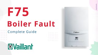 F75 Error Code Vaillant Boilers [upl. by Noswal112]