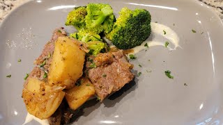 Top Sirloin steak with Potato sheilafard [upl. by Annat]