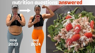 Nutrition Questions Answered  I Lost 70 Pounds in 9 months [upl. by Hazlip582]