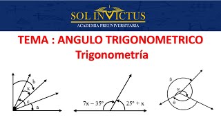 ANGULO TRIGONOMETRICO  PRE BASICO Teoria y Ejercicios [upl. by Ahsenrad]