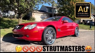 Strutmaster vs Silver’s Neomax Coilovers 👉 2006 Mercedes SL500 R230 Conversion [upl. by Nosyk]