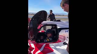 Verstappen Getting Into The Acura For A Test Drive [upl. by Auburn]