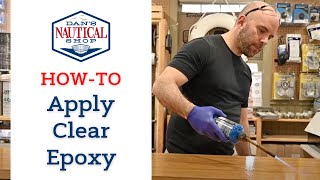 How to apply clear West System epoxy to your wood countertop [upl. by Lalat775]